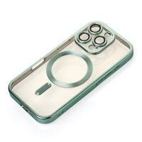 Силіконовий чохол MagSafe SHINING MATTE для телефону iPhone 16 Pro Max mint