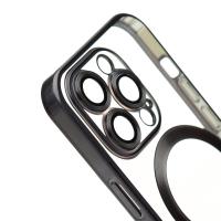 Силиконовый чехол MagSafe SHINING MATTE для iPhone 12 Pro Max black