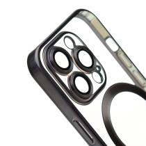 Силиконовый чехол MagSafe SHINING MATTE для iPhone 12 Pro black