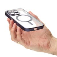 Силиконовый чехол MagSafe SHINING MATTE для iPhone 15 Pro deep purple