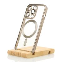Силиконовый чехол MagSafe SHINING MATTE для iPhone 14 Pro Max natural titanium