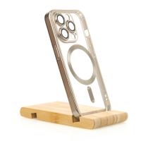 Силиконовый чехол MagSafe SHINING MATTE для iPhone 14 Pro Max natural titanium