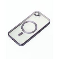 Силиконовый чехол MagSafe SHINING MATTE для iPhone 16E deep purple