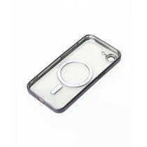 Силиконовый чехол MagSafe SHINING MATTE для iPhone 16E deep purple