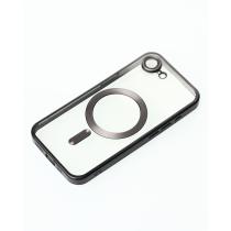 Силиконовый чехол MagSafe SHINING MATTE для iPhone 16E black