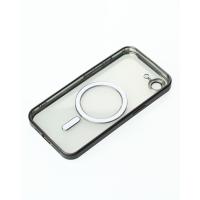 Силиконовый чехол MagSafe SHINING MATTE для iPhone 16E black