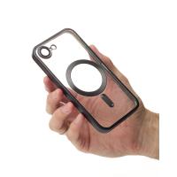 Силиконовый чехол MagSafe SHINING MATTE для iPhone 16E black