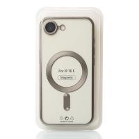 Силиконовый чехол MagSafe SHINING MATTE для iPhone 16E natural titanium