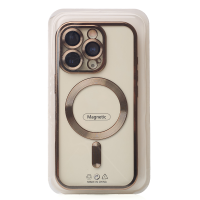 Силиконовый чехол MagSafe SHINING MATTE для iPhone 16 Pro Max desert titanium