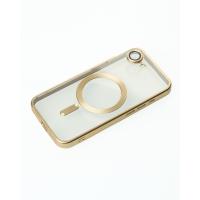 Силиконовый чехол MagSafe SHINING MATTE для iPhone 16E gold