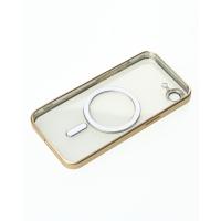 Силиконовый чехол MagSafe SHINING MATTE для iPhone 16E gold