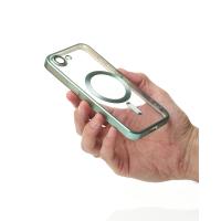 Силиконовый чехол MagSafe SHINING MATTE для iPhone 16E mint