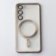 Силиконовый чехол MagSafe SHINING MATTE для Samsung S23 natural titanium