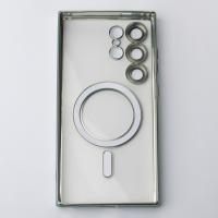 Силиконовый чехол MagSafe SHINING MATTE для Samsung S23 Ultra mint