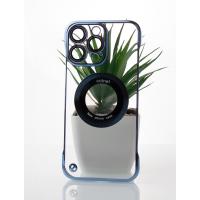 Пластиковый чехол SLIM CASE с поддержкой MagSafe для iPhone 15 Pro синий