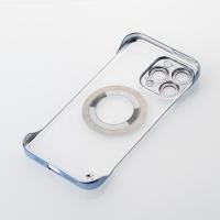 Пластиковый чехол SLIM CASE с поддержкой MagSafe для iPhone 15 Pro Max синий