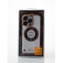 Пластиковый чехол SLIM CASE с поддержкой MagSafe для iPhone 14 Pro серебряный