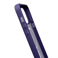 Силиконовый чехол MATTE с поддержкой MagSafe для iPhone 15 Pro dark purple