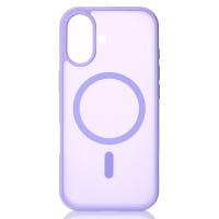 Силиконовый чехол MATTE с поддержкой MagSafe для iPhone 17 lavander