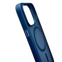 Силиконовый чехол MATTE с поддержкой MagSafe для iPhone 14 Pro dark blue