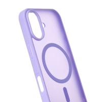 Силиконовый чехол MATTE с поддержкой MagSafe для iPhone 17 lavander