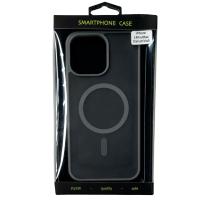 Силиконовый чехол MATTE с поддержкой MagSafe для iPhone 14 Pro Max titanium black
