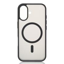 Силиконовый чехол MATTE с поддержкой MagSafe для iPhone 17 classic black