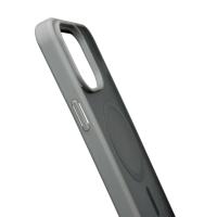 Силиконовый чехол MATTE с поддержкой MagSafe для iPhone 14 Pro Max titanium black