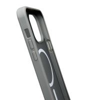 Силиконовый чехол MATTE с поддержкой MagSafe для iPhone 15 Pro Max titanium black