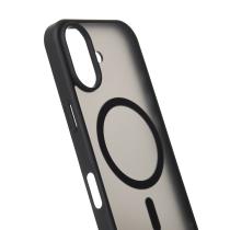 Силиконовый чехол MATTE с поддержкой MagSafe для iPhone 17 classic black