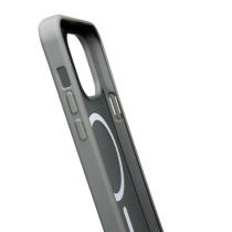 Силиконовый чехол MATTE с поддержкой MagSafe для iPhone 14 Pro titanium black
