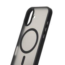 Силиконовый чехол MATTE с поддержкой MagSafe для iPhone 17 classic black
