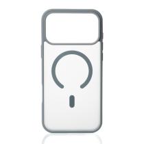 Силиконовый чехол MATTE с поддержкой MagSafe для iPhone 17 Pro titanium black