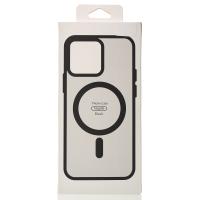 Силиконовый чехол MATTE с поддержкой MagSafe для iPhone 15 Plus classic black
