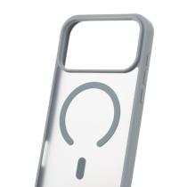 Силиконовый чехол MATTE с поддержкой MagSafe для iPhone 17 Pro titanium black