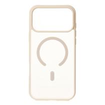 Силиконовый чехол MATTE с поддержкой MagSafe для iPhone 17 Pro antique white
