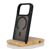 Силиконовый чехол MATTE с поддержкой MagSafe для iPhone 18 Pro classic black