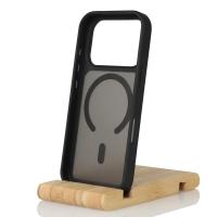 Силиконовый чехол MATTE с поддержкой MagSafe для iPhone 18 Pro classic black