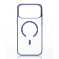 Силиконовый чехол MATTE с поддержкой MagSafe для iPhone 17 Pro lavander gray