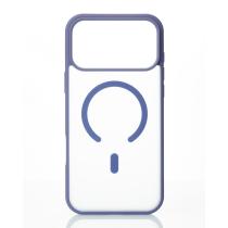 Силиконовый чехол MATTE с поддержкой MagSafe для iPhone 17 Pro lavander gray