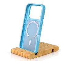 Силиконовый чехол MATTE с поддержкой MagSafe для iPhone 18 Pro light blue