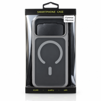 Силиконовый чехол MATTE с поддержкой MagSafe для iPhone 18 Pro Max titanium black