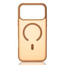 Силиконовый чехол MATTE с поддержкой MagSafe для iPhone 17 Pro coffee brown