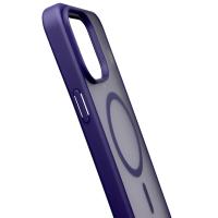 Силиконовый чехол MATTE с поддержкой MagSafe для iPhone 14 Pro Max dark purple