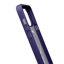 Силиконовый чехол MATTE с поддержкой MagSafe для iPhone 14 Pro dark purple