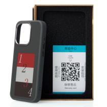 Силиконовый чехол NFC для iPhone 15 Pro черный