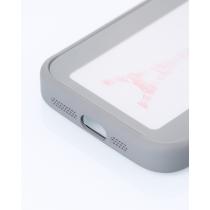 Силиконовый чехол NFC для iPhone 15 Pro серый