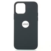 Силиконовый чехол Lux Colors с поддержкой MagSafe для iPhone 12 / iPhone 12 Pro Black