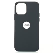 Силиконовый чехол Lux Colors с поддержкой MagSafe для iPhone 12 / iPhone 12 Pro Black