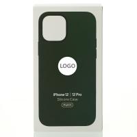 Силиконовый чехол Lux Colors с поддержкой MagSafe для iPhone 12 / iPhone 12 Pro Cyprus Green